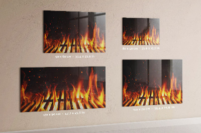 Magnettafel Grill