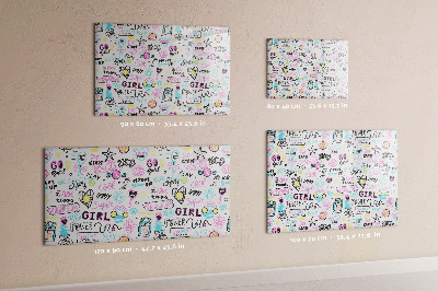 Magnettafel Graffiti