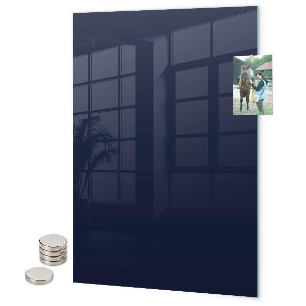 Glas magnettafel Farbe: Dunkelmarineblau