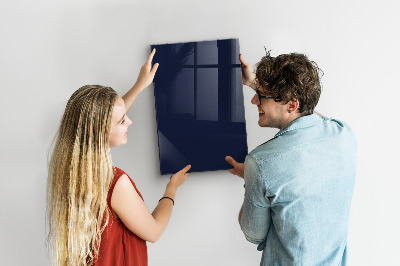 Glas magnettafel Farbe: Dunkelmarineblau