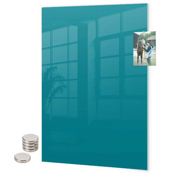 Glas magnettafel Meeresfarbe