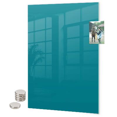 Glas magnettafel Meeresfarbe