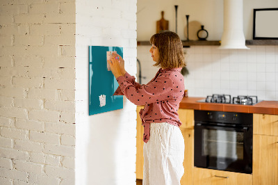 Glas magnettafel Meeresfarbe