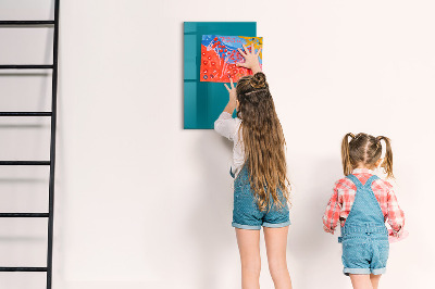 Glas magnettafel Meeresfarbe