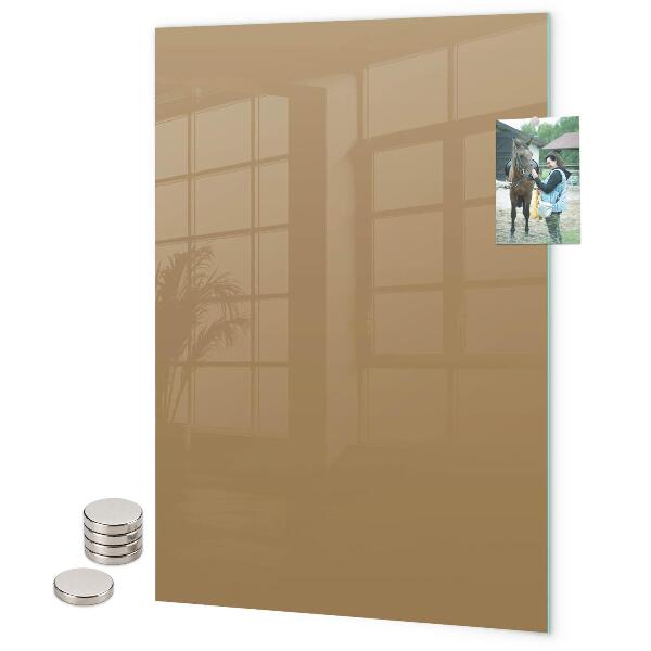 Magnetbild Dunkelbeige Farbe