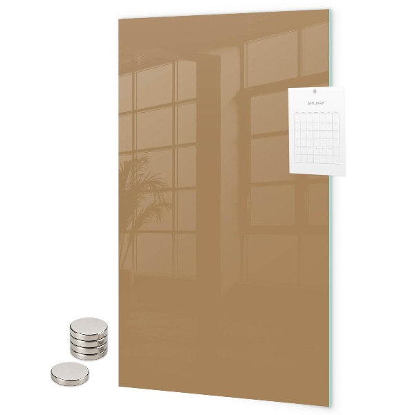 Magnetbild Dunkelbeige Farbe