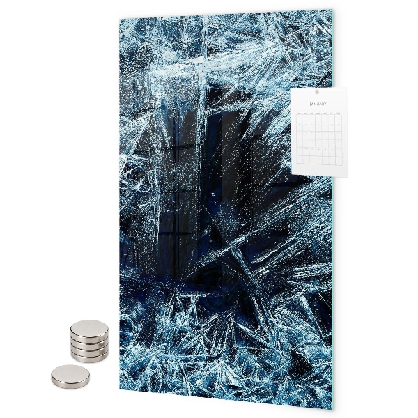 Glas magnettafel Knackendes Eis
