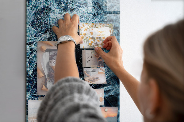 Glas magnettafel Knackendes Eis