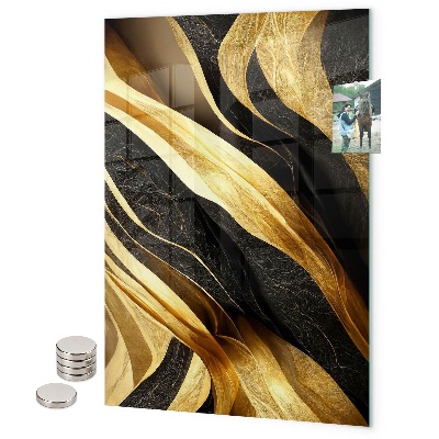 Glas magnettafel Kaffee und Samen