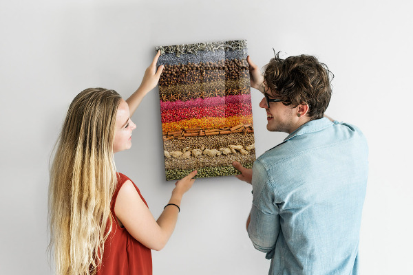 Glas magnettafel Aromatische Gewürze