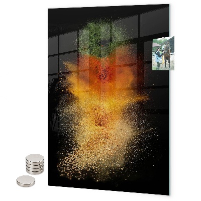 Glas magnettafel Gewürzzusammensetzung