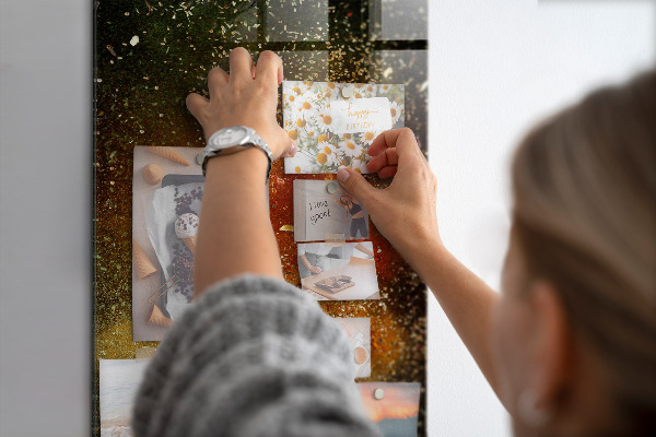 Glas magnettafel Eine Geschmacksexplosion