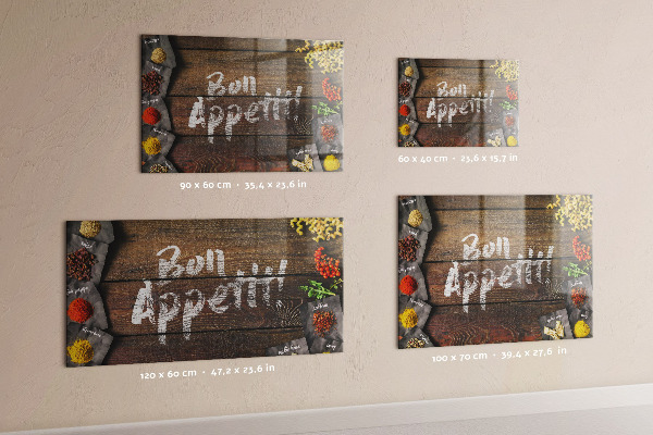 Magnettafel Guten Appetit-Inschrift