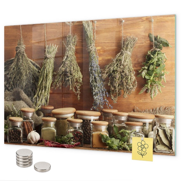 Magnettafel Gewürze