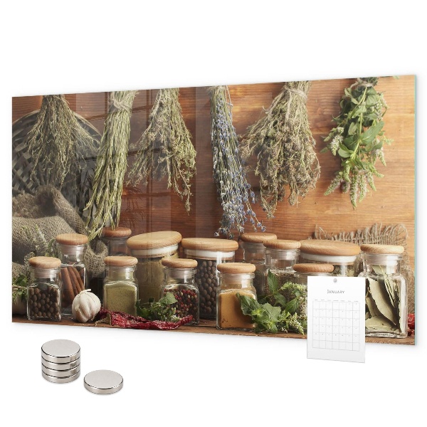 Magnettafel Gewürze