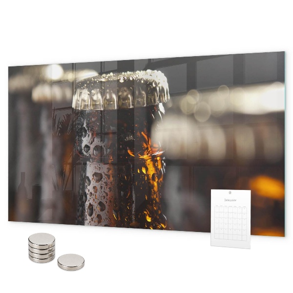 Magnettafel Glasflaschen