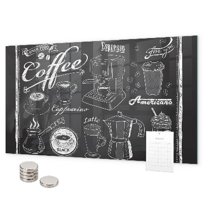 Magnettafel Kaffeemaschinen
