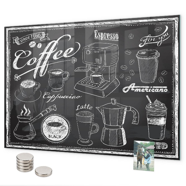 Magnettafel Kaffeemaschinen