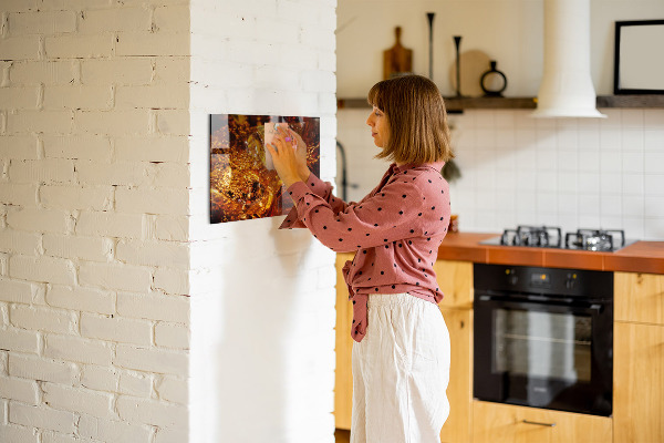 Magnettafel Nahaufnahme des Getränks