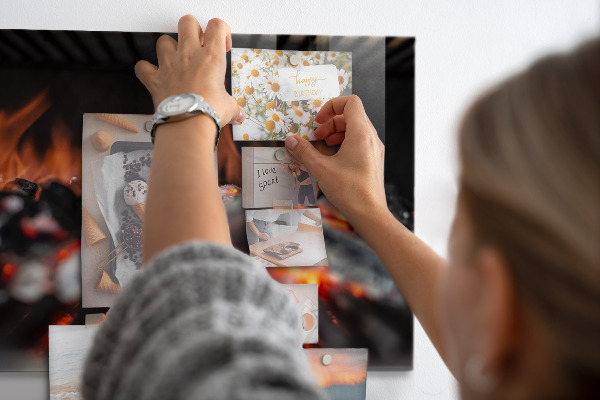 Magnettafel Gitter