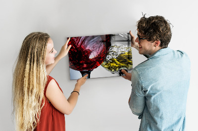Magnetwand Gläser Wein
