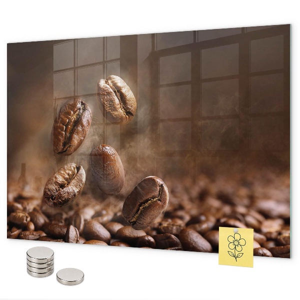 Magnetwand Kaffeebohnen