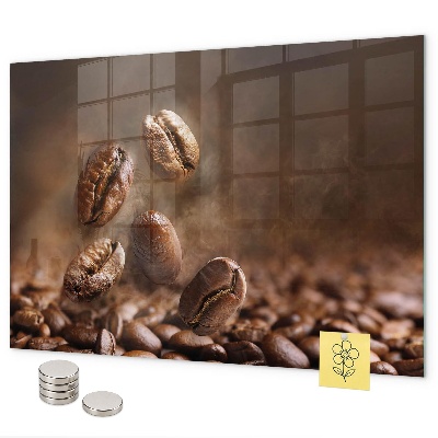 Magnetwand Kaffeebohnen