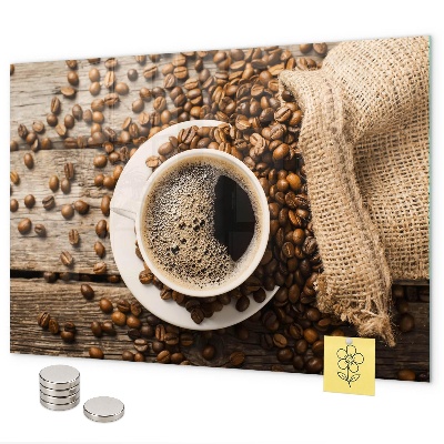 Magnettafel Eine Tüte Kaffee
