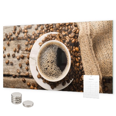 Magnettafel Eine Tüte Kaffee