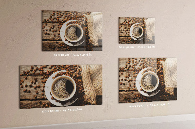 Magnettafel Eine Tüte Kaffee