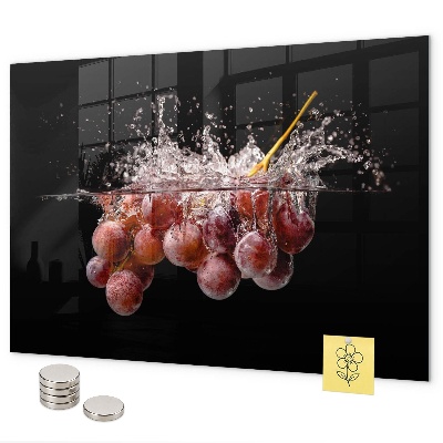 Magnettafel Trauben