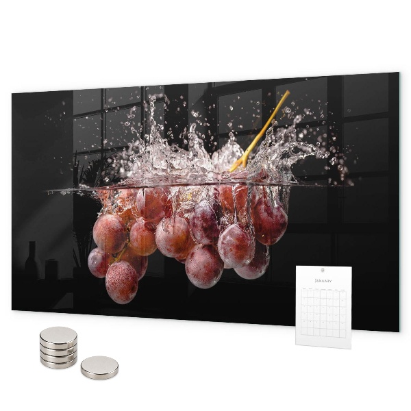 Magnettafel Trauben