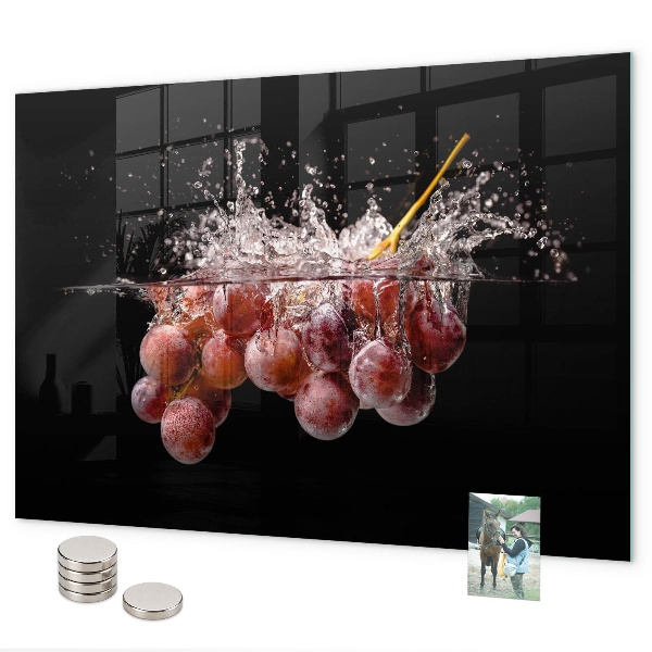 Magnettafel Trauben