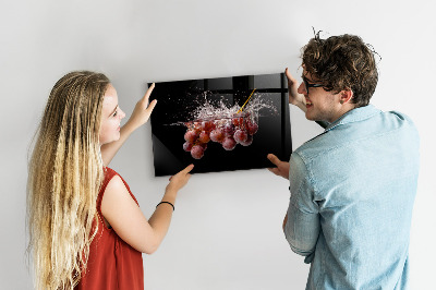 Magnettafel Trauben