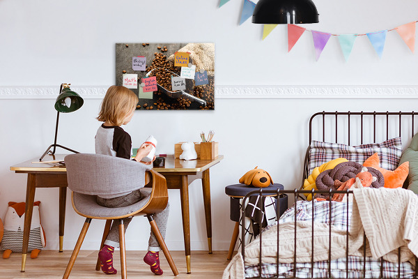Magnettafel Eine Tüte frischer Kaffee