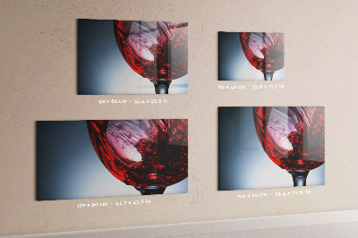 Magnetwand Glas Wein