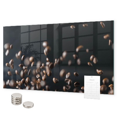 Magnetwand Kaffeebohnen