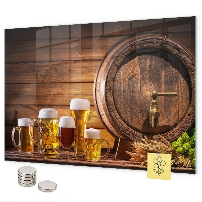 Magnettafel Ein Fass Bier