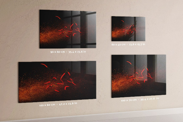 Magnetwand Chilischoten