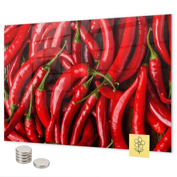 Magnettafel Scharfe Paprika