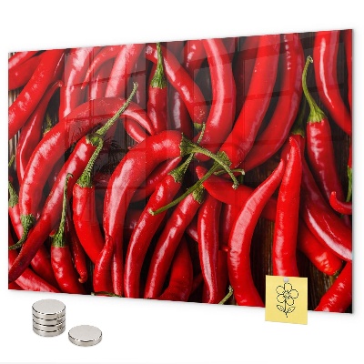 Magnettafel Scharfe Paprika