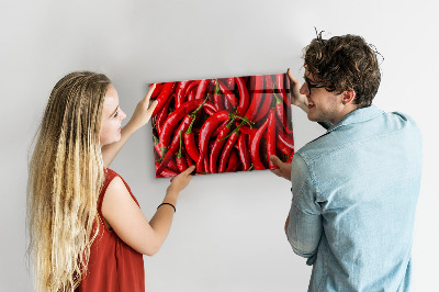 Magnettafel Scharfe Paprika