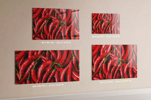 Magnettafel Scharfe Paprika