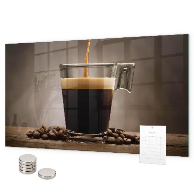 Magnettafel Eine Tasse Kaffee