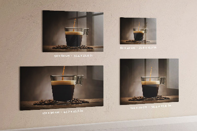 Magnettafel Eine Tasse Kaffee