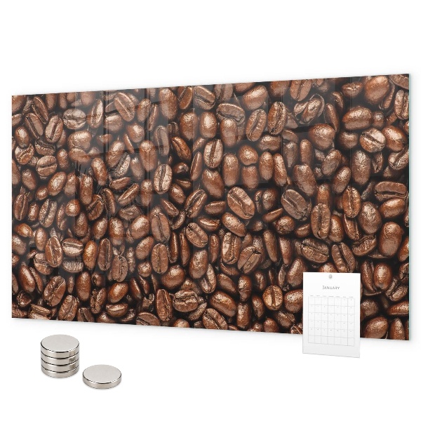 Magnetwand Kaffeebohnen