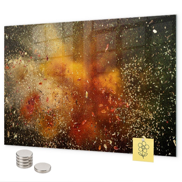 Magnettafel Gewürzabstraktion