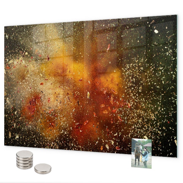 Magnettafel Gewürzabstraktion