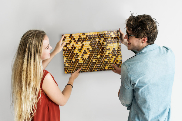 Magnetwand Bienenwabe