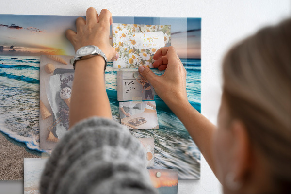 Magnettafel Meeressand am Strand
